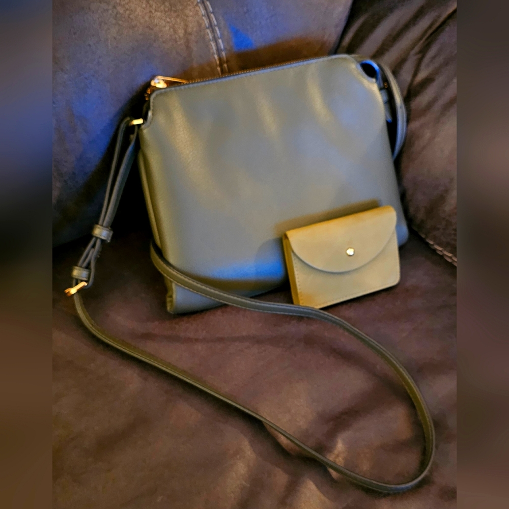 Olive Green Purse and Wallet